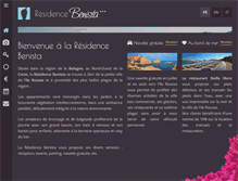 Tablet Screenshot of corsica-locations.com